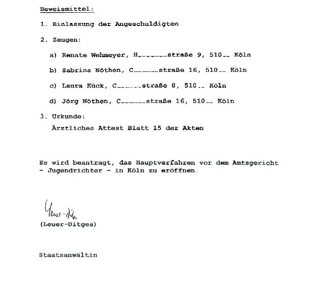 3.Anklageschrift
